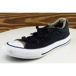 Converse All star Toddler Unisex 10.5 Medium Black Low Top‎ Fabric